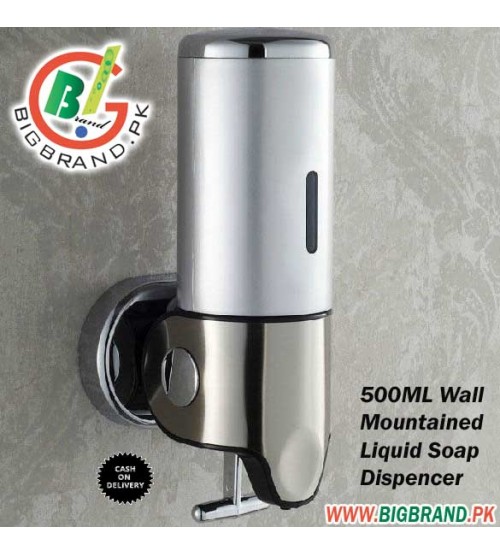Wall Mounted 500ML Stainless Steel Touch Soap Dispenser